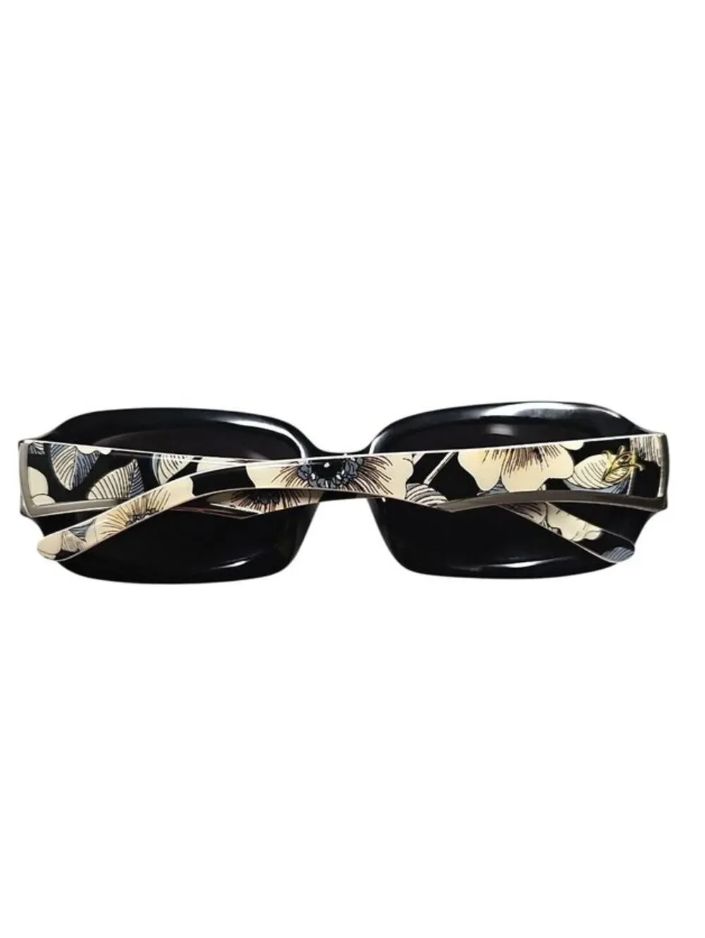 Vera Bradley Meredith CS Sunglasses Black Floral Arms UV400 – Women’s – Read